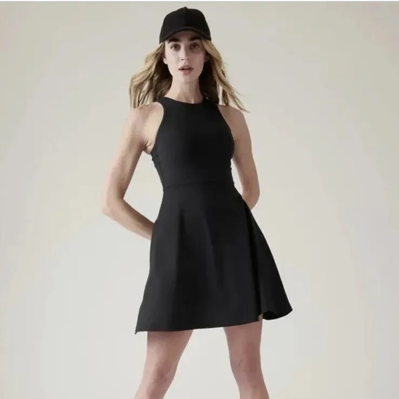 NWOT Athleta Conscious Dress in Black Size S - Picture 2 of 8